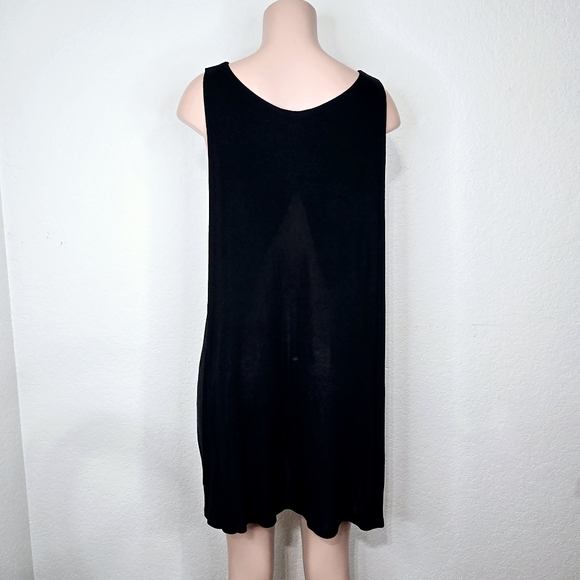Alexander Wang Black Tunic or Dress Tencel Sleeveless - Picture 5 of 7